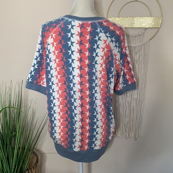 Lularoe •Stars & Stripes 4th of July patriotic tee - Picture 2 of 8